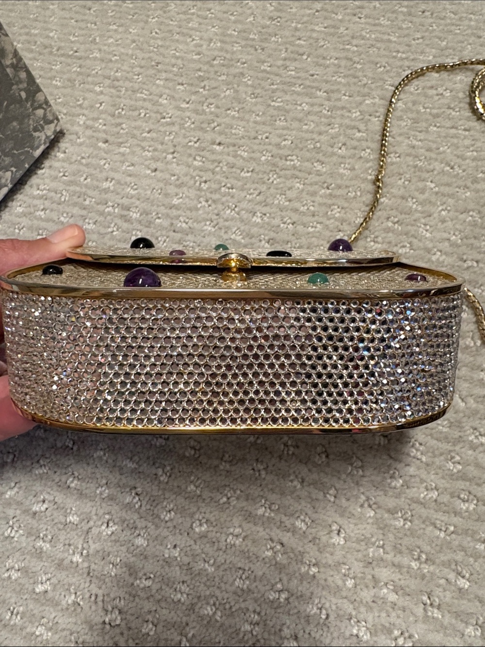 Vintage Judith Leiber Crystal Minaudière - Picture 7 of 8